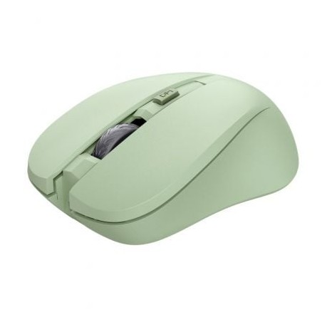 Ratón Inalámbrico Trust Mydo Silent Wireless- Hasta 1800 DPI- Verde