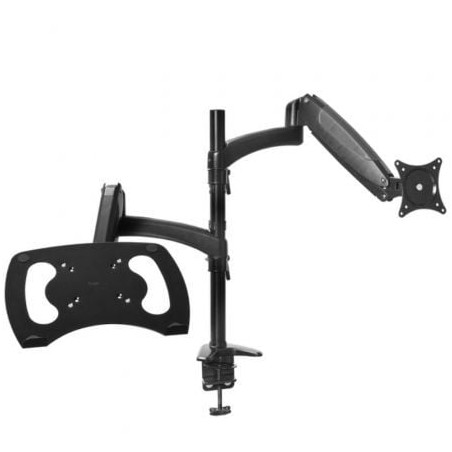 Soporte de Mesa Orientable- Inclinable Trust Mara para Monitor y Portátil hasta 32"