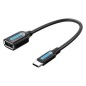 Cable USB 2-0 Vention CCSBB- USB Tipo-C Macho - USB Hembra- 15cm- Negro