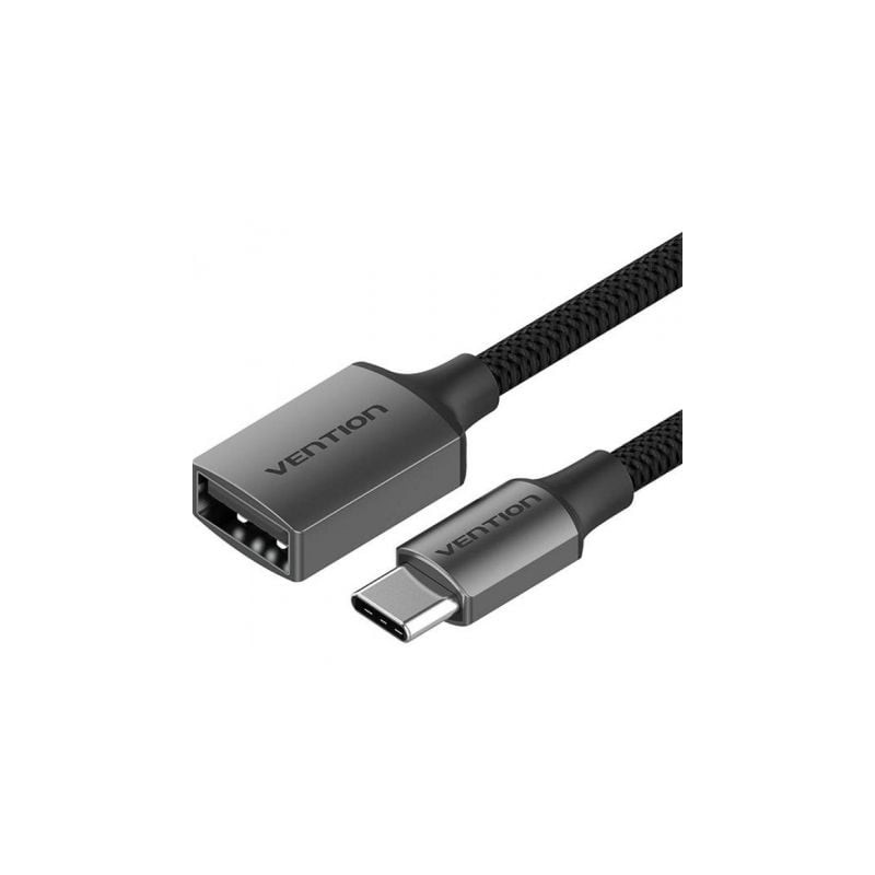 Cable USB 2-0 Vention CCWHB- USB Tipo-C Macho - USB Hembra- 15cm