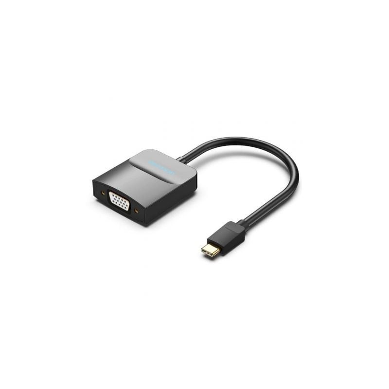 Adaptador USB Tipo-C Vention TDDBB- USB Tipo-C Macho - VGA Hembra