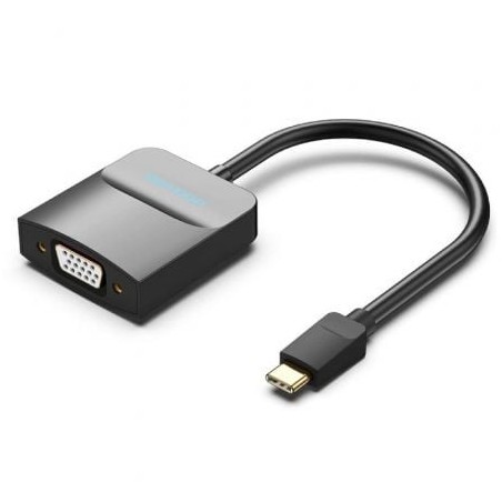 Adaptador USB Tipo-C Vention TDDBB- USB Tipo-C Macho - VGA Hembra