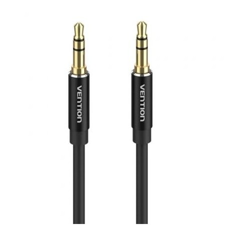 Cable Estéreo Vention BAXBF- Jack 3-5 Macho - Jack 3-5 Macho- 1m- Negro