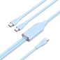 Cable USB Tipo-C Vention CTMSG- USB Tipo-C Macho - 2 x USB Tipo-C Macho- 1-5m- Azul