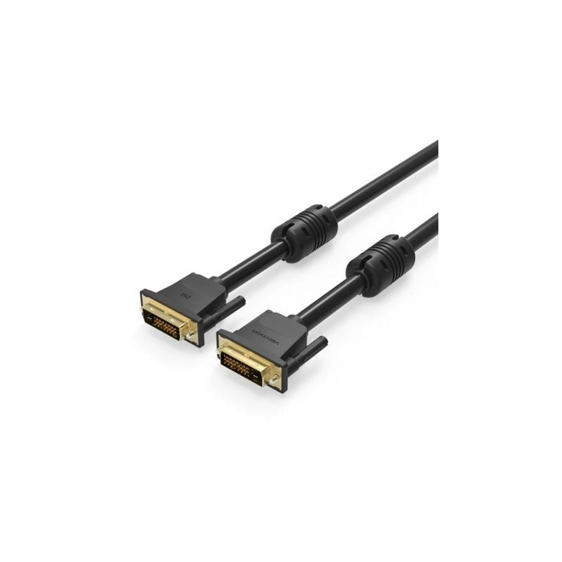 Cable DVI Vention EAABG- DVI-D Macho - DVI-D Macho- 1-5m- Negro