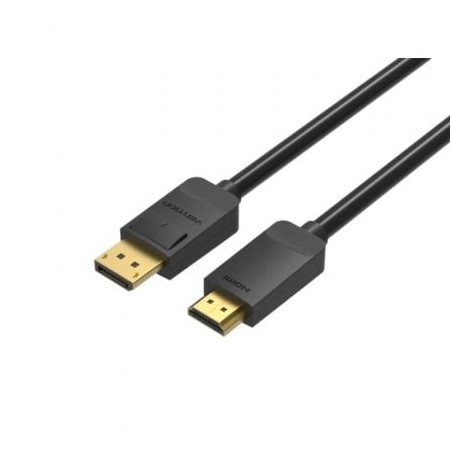 Cable Conversor Vention HADBH- Displayport Macho - HDMI Macho- 2m- Negro