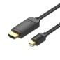 Cable Conversor Vention HAHBH- Mini Displayport Macho - HDMI Macho- 2m- Negro