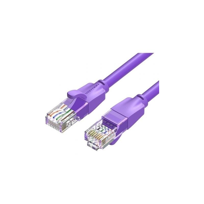 Cable de Red RJ45 UTP Vention IBEVF Cat-6- 1m- Morado