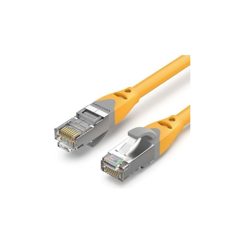 Cable de Red RJ45 SFTP Vention IBHYI Cat-6A- 3m- Amarillo