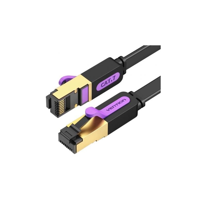 Cable de Red RJ45 STP Vention ICABG Cat-7- 1-5m- Negro