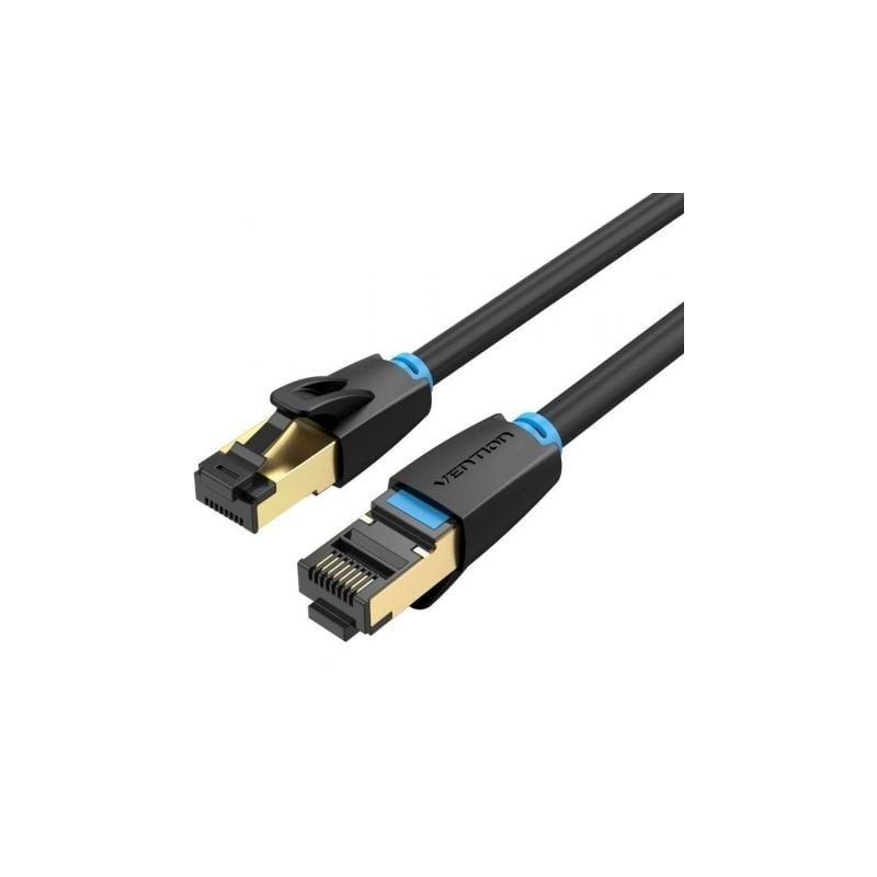 Cable de Red RJ45 SFTP Vention IKABN Cat-8- 15m- Negro