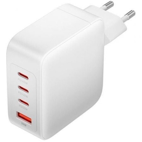 Cargador Gan de Pared Vention FEIW0-EU- 3xUSB Tipo-C + Cable USB Tipo-C- 1xUSB- 140W