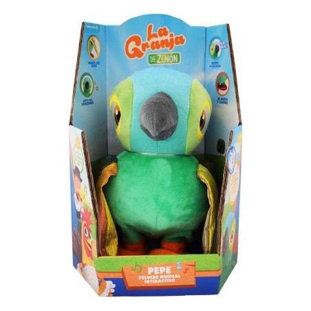 Peluche interactivo lorito pepe 7