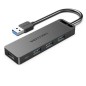 Hub USB 3-0 Vention CHLBF- 4xUSB- MicroUSB PD- 1m