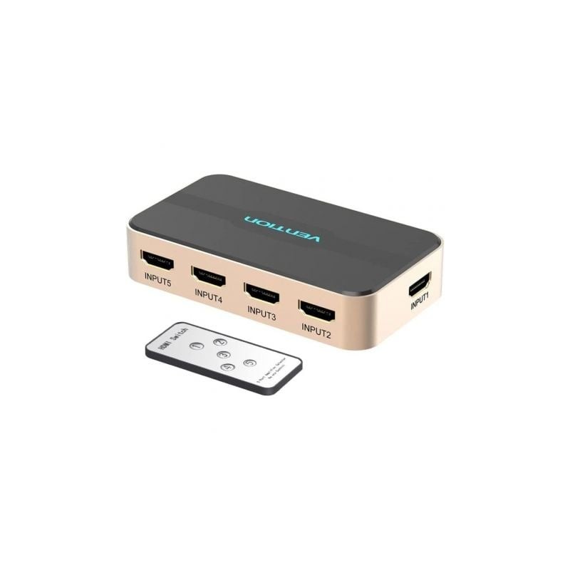 Duplicador Vention ACDG0- 5xHDMI Hembra - HDMI Macho