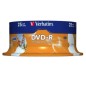 DVD-R Verbatim Imprimible 16X- Tarrina-25uds