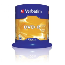 DVD-R Verbatim Advanced AZO 16X- Tarrina-100uds