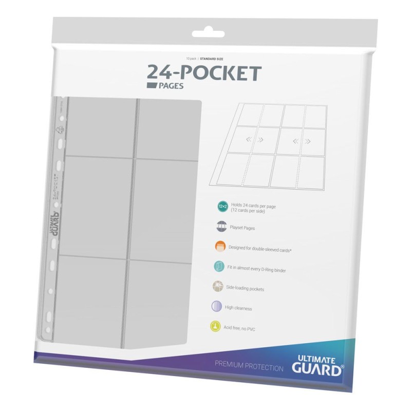 Carpeta transparente ultimate guard de 24