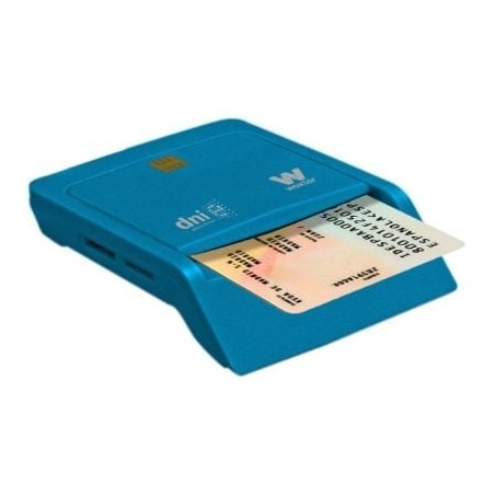 Lector de DNI y Tarjetas Woxter Combo PE26-146- Azul- USB 2-0