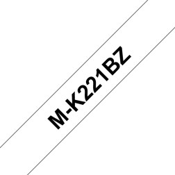 Cinta laminada brother mk221bz 9mm x