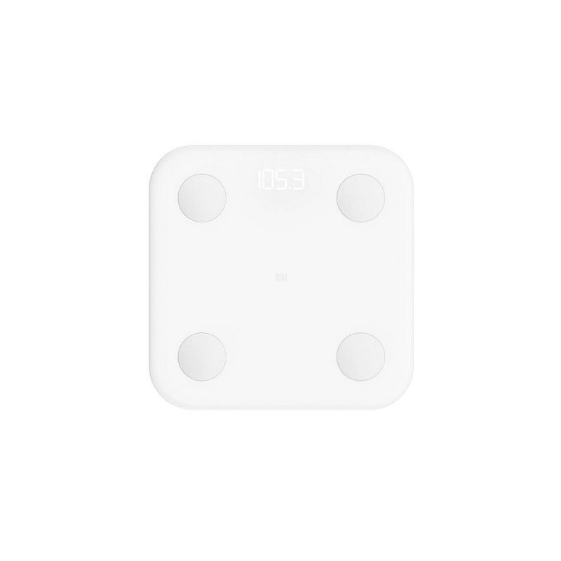 BÁSCULA DE BAÑO XIAOMI MI BODY COMPOSITION SCALE - BLUETOOTH - RANGO 5-150KG - 4XAAA - APLICACIÓN MI FIT - BLANCO