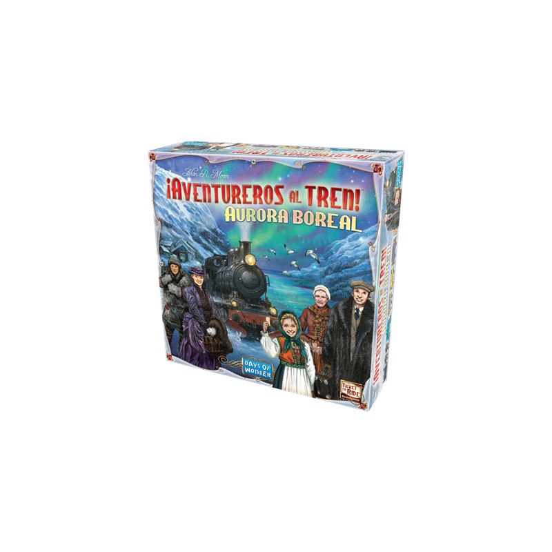 Juego mesa ¡aventureros al tren! aurora
