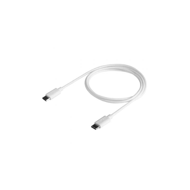 Cable USB Tipo-C Xtorm CE005- USB Tipo-C Macho - USB Tipo-C Macho- Hasta 100W- 10Gbps- 1m- Blanco