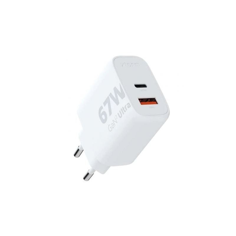 Cargador de Pared Xtorm XEC067- 1xUSB Tipo-C- 1xUSB- 67W