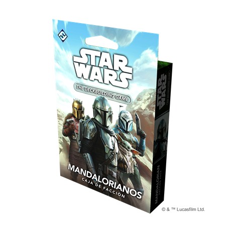 Caja star wars: deckbuilding game mandalorianos