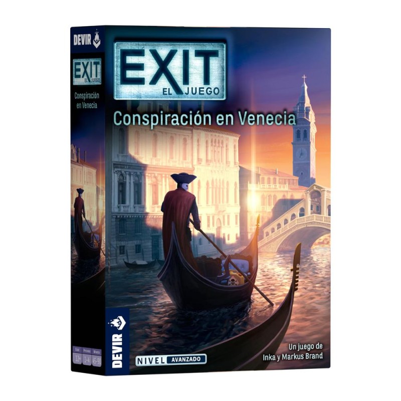 Juego mesa exit: conspiración en venecia