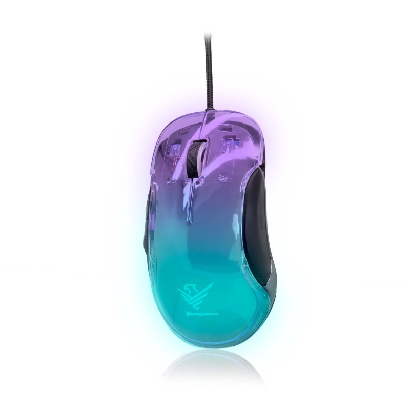 Ratón gaming phoenix banshee transparente rgb