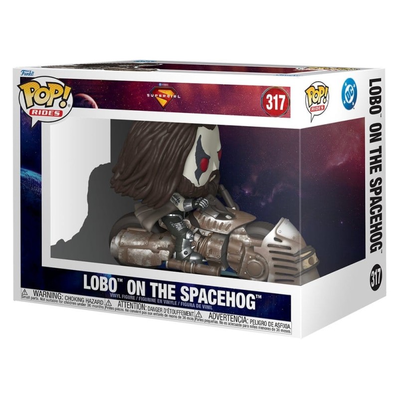 Funko pop ride: supergirl lobo on
