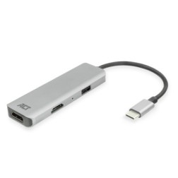 Adaptador usb - c a 2 hdmi 4k