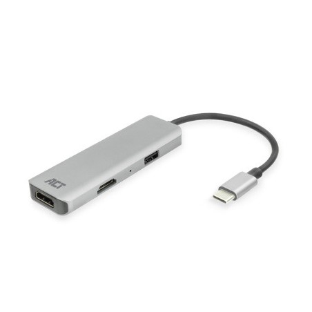 Adaptador usb - c a 2 hdmi 4k