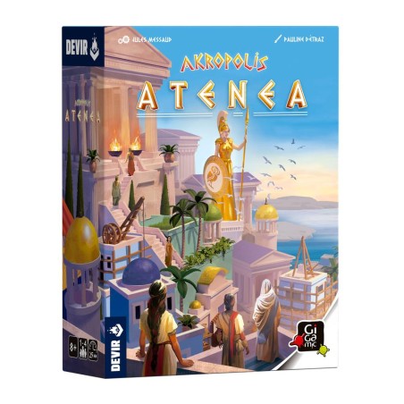 Juego mesa akropolis expansión atenea