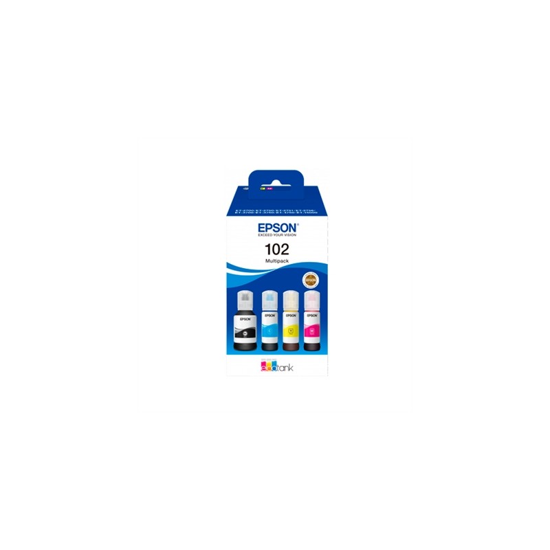 Multipack botellas tinta epson ecotank 102