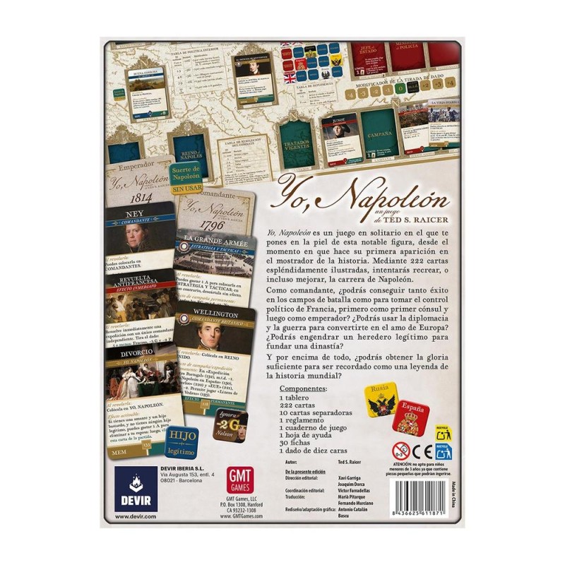 Juego mesa yo napoleón