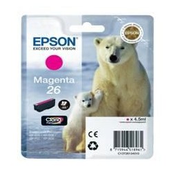 Cartucho tinta epson t261340 magenta photo