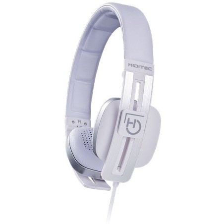 Auriculares Hiditec Wave White- con Micrófono- Jack 3-5- Blancos