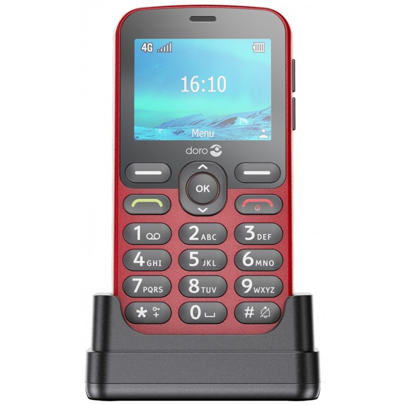 Telefono movil doro 1880 red 2-4pulgadas