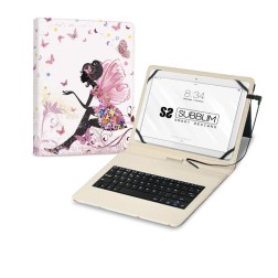 Funda + teclado subblim tablet 11 pulgadas