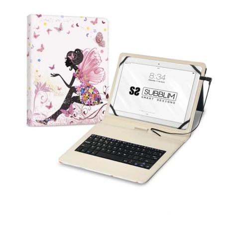 Funda + teclado subblim tablet 11 pulgadas