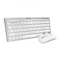 Teclado + raton subblim combo plata