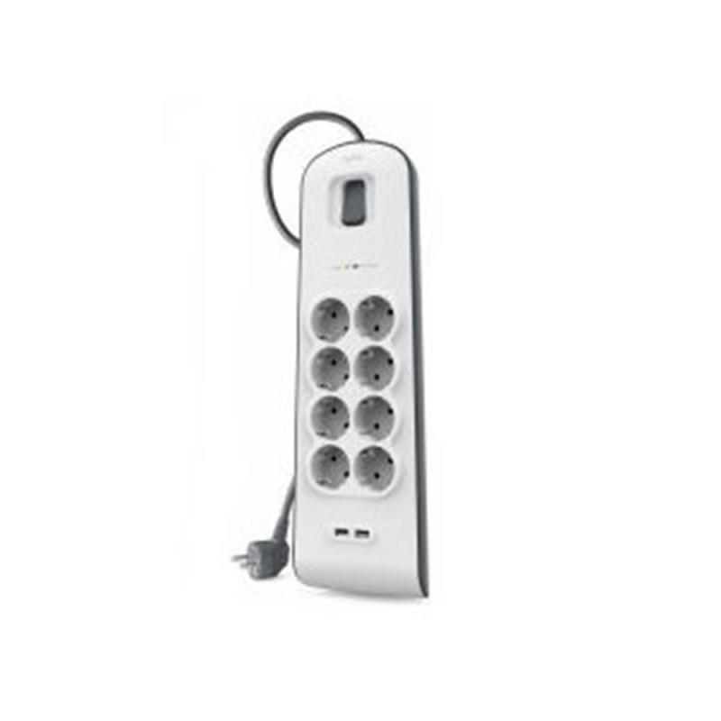 Regleta alimentacion belkin bsv804vf2m - v2 8 tomas