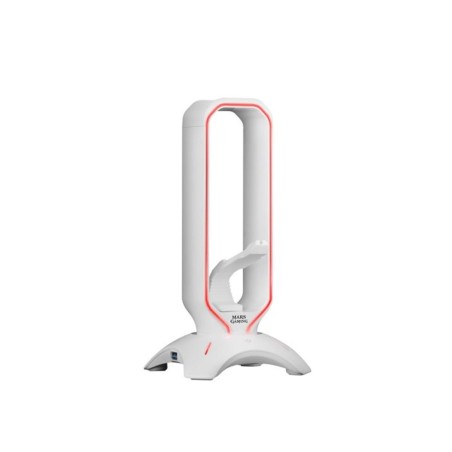 Soporte auriculares mars gaming mhhpro white