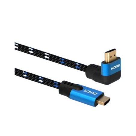 CABLE HDMI 2-1 (M) ANGULAR 8K SAVIO CL-147 1-8M
