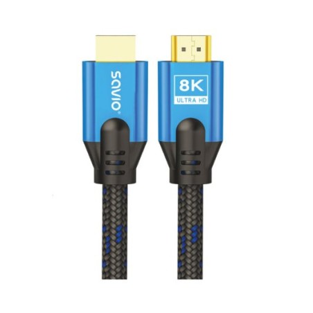 CABLE HDMI 2-1 (M) TRENZADO 8K SAVIO CL-169 5M