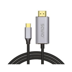 CABLE USB-C A HDMI 2-0 4K 2M SAVIO CL-171