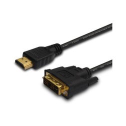 CABLE HDMI A DVI 18+1 1-5M SAVIO CL-10 M-M