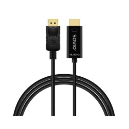CABLE DP A HDMI SAVIO CL-189 4K 60HZ